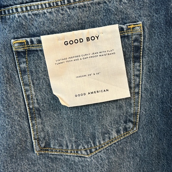 NWT Good American Good Boy Jeans - Picture 5 of 7